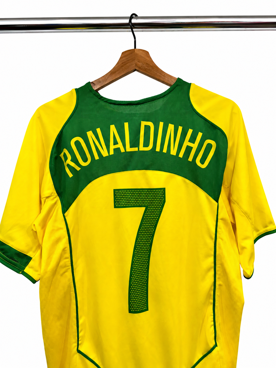 2004-06 Brazil Nike Home Shirt #7 Ronaldinho