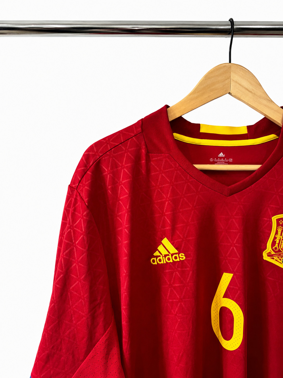 2016/17 Spain Home Jersey #6 A. INIESTA
