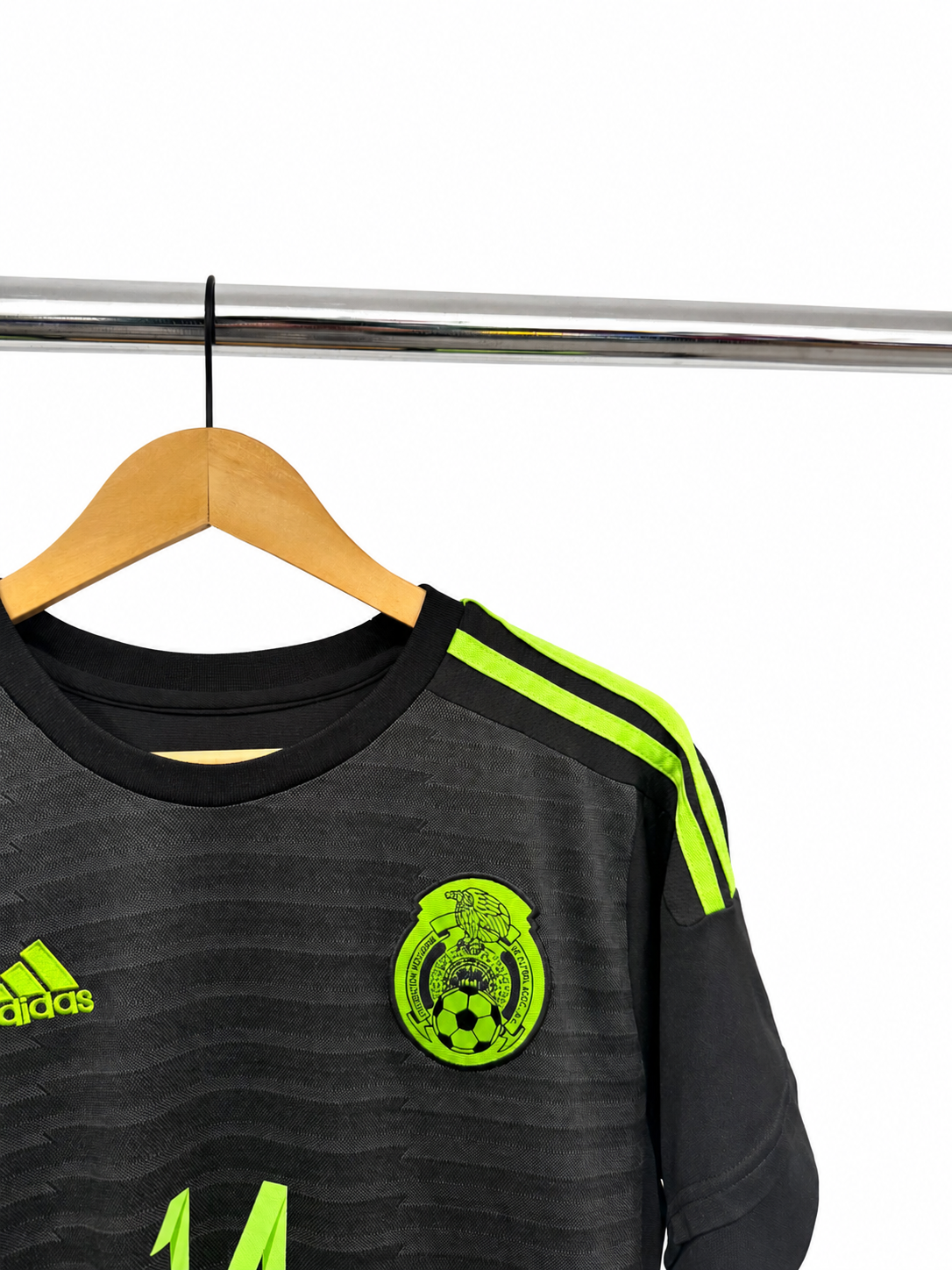 2015-2016 Mexico adidas Home Shirt #14 Chicharito