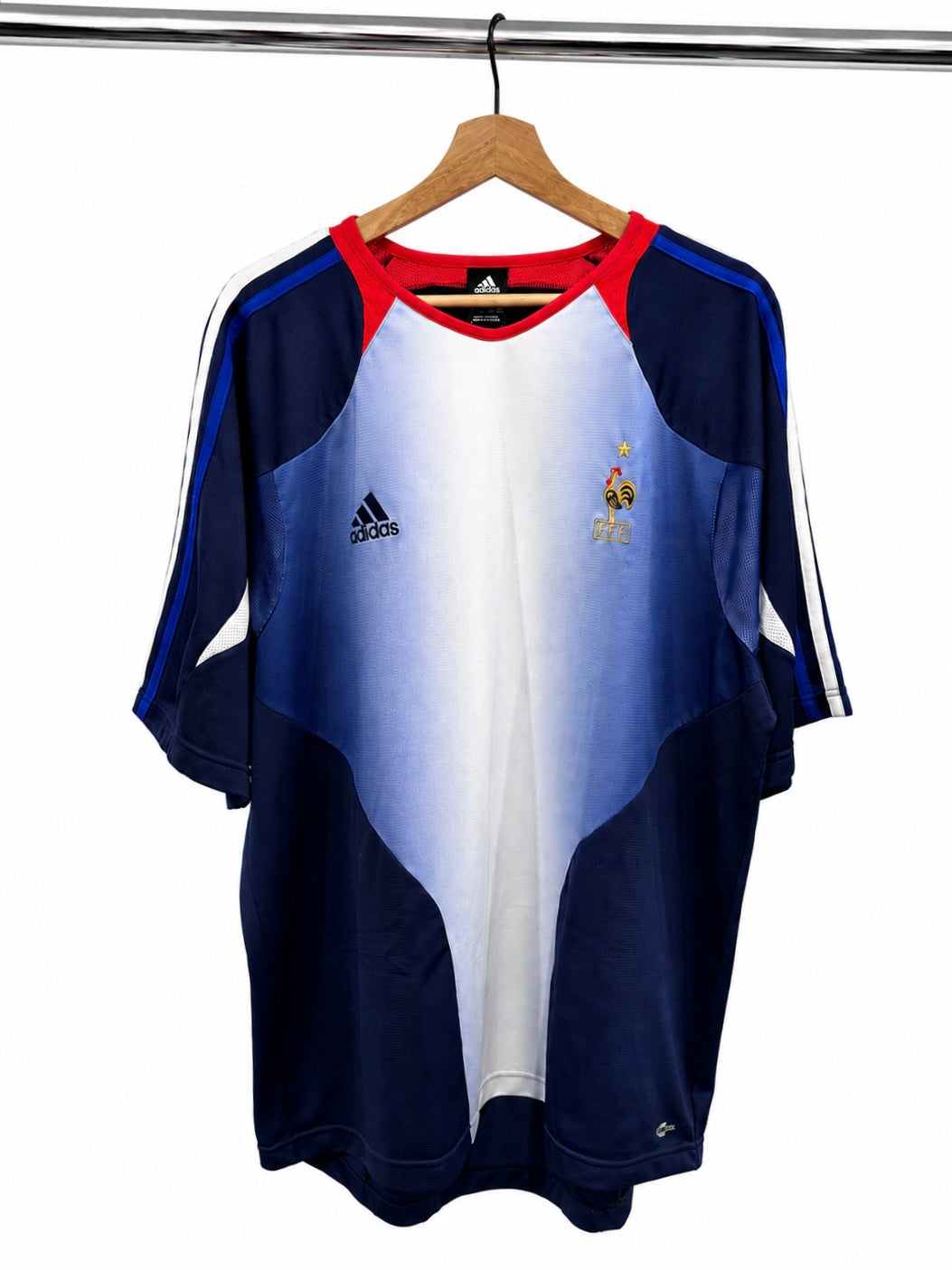 2004-05 France adidas Training Shirt