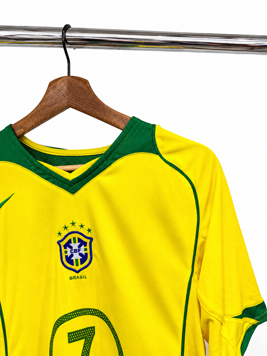 2004-06 Brazil Nike Home Shirt #7 Ronaldinho