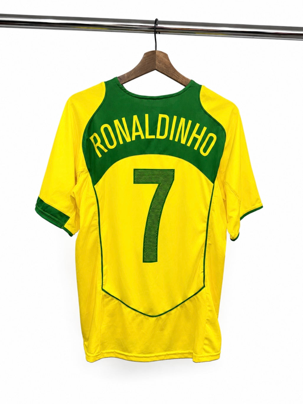 2004-06 Brazil Nike Home Shirt #7 Ronaldinho
