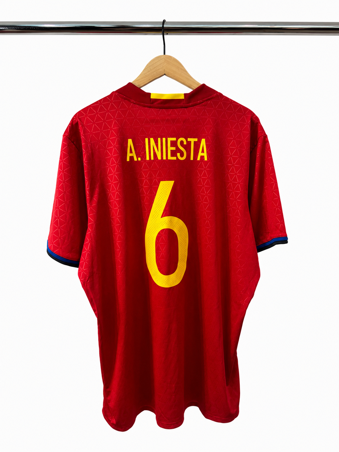 2016/17 Spain Home Jersey #6 A. INIESTA
