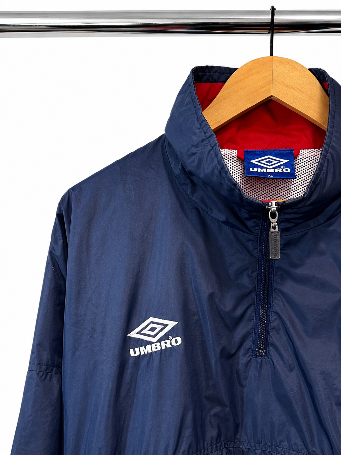 2000-02 England Umbro 1/4 Zip Drill Top
