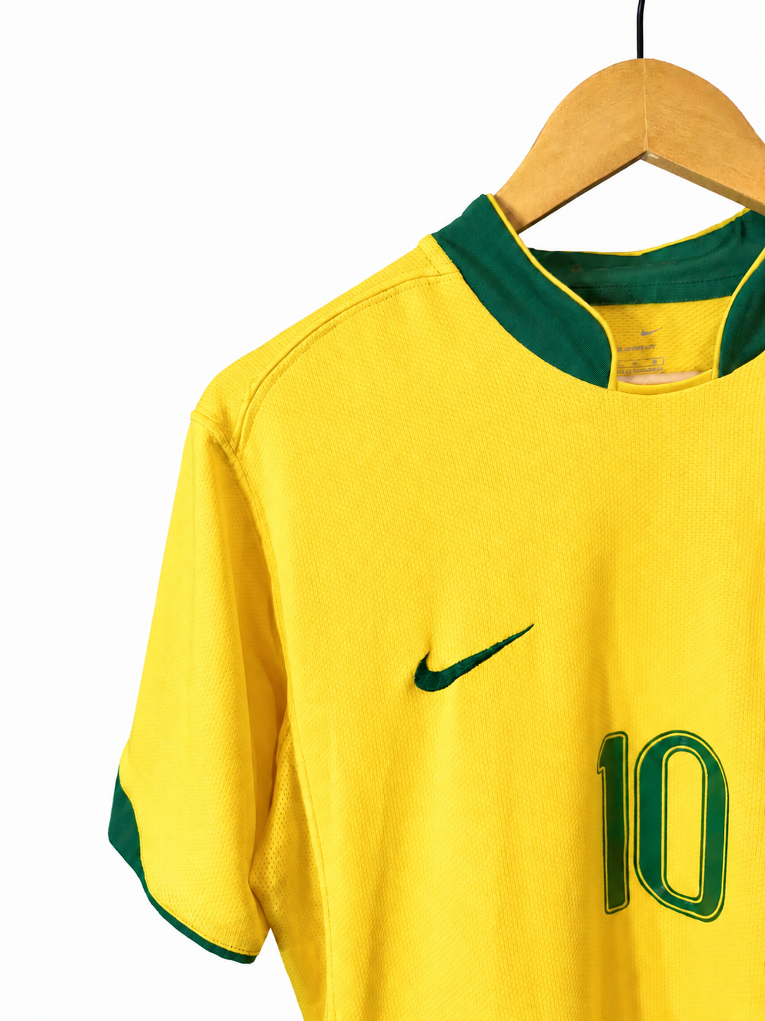 2006-08 Brazil Nike Ronaldinho #10 Home Shirt