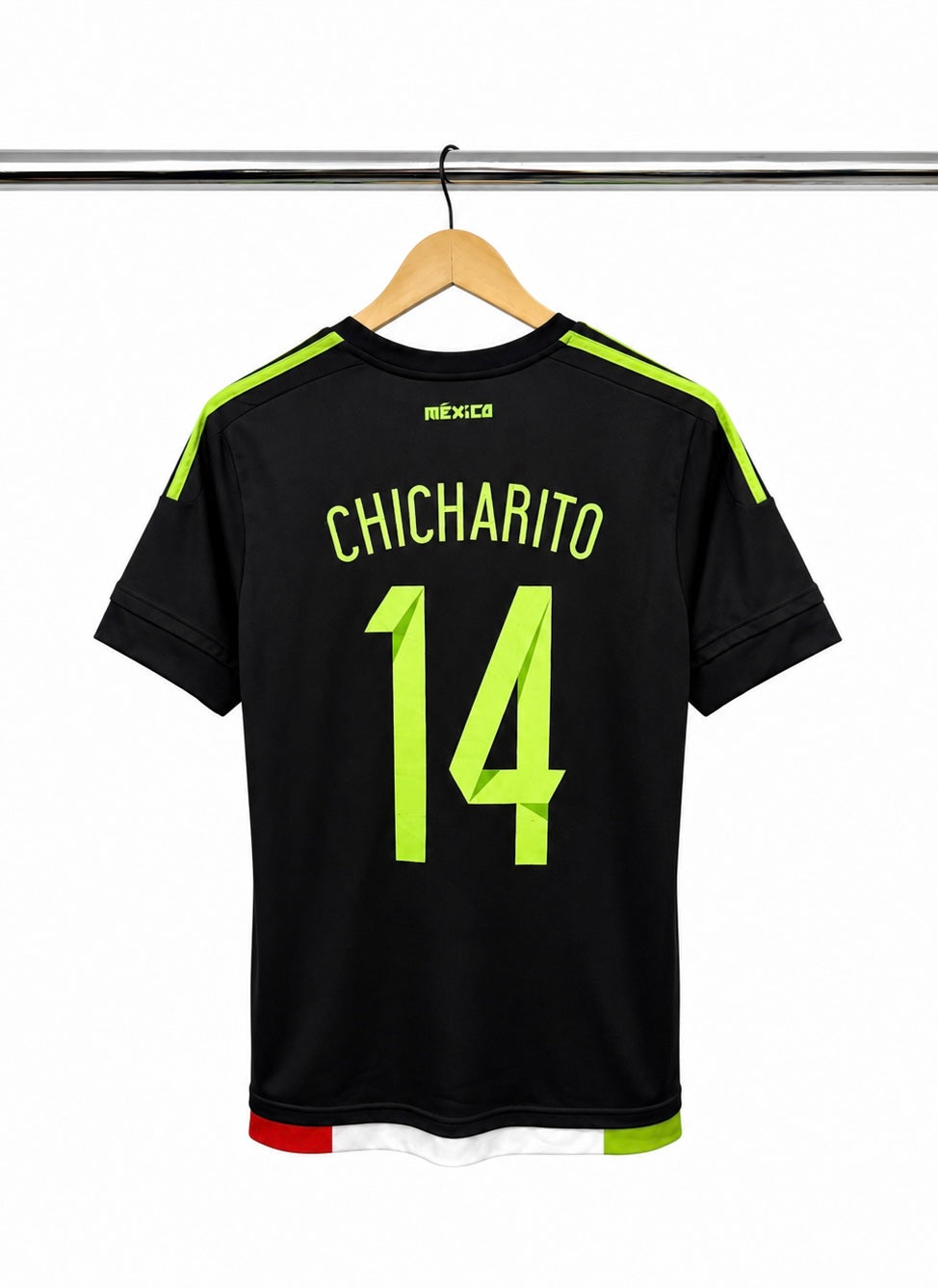 2015-2016 Mexico adidas Home Shirt #14 Chicharito
